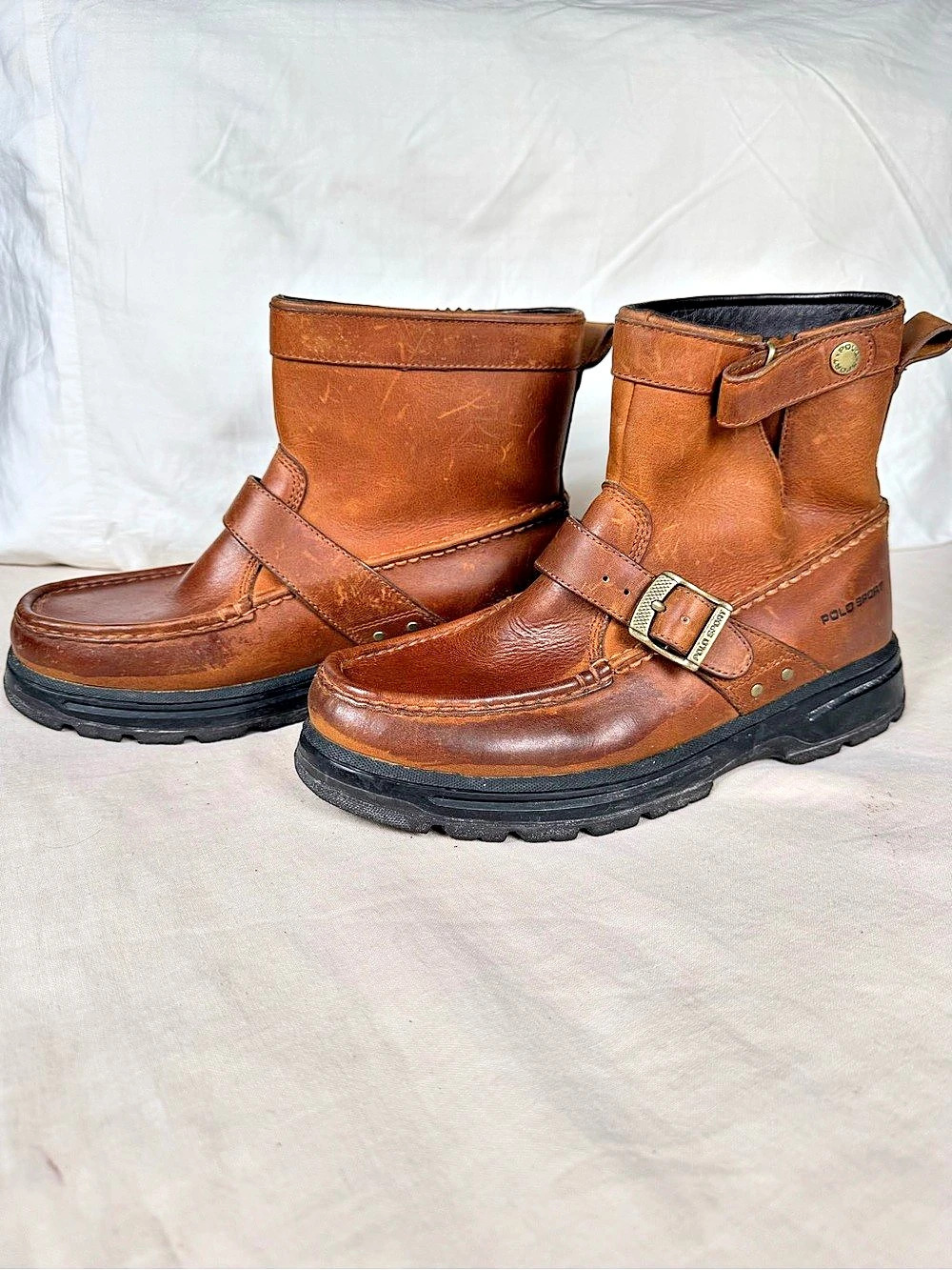 Polo Sport Men's Leather Boots US 8.5